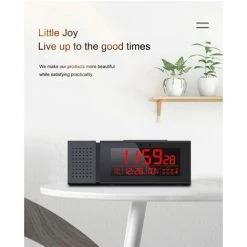 FUIENKO Réveil Numérique Avec Capteur IR TS-P30, Veilleuse Mobile Avec Radio FM, Affichage De La Température Et De L'humidité,05,CHINA -Lampe Soldes Boutique 68803687 5