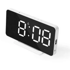 FUIENKO Alarme Numérique LED, Grand écran, Affichage Réglable, Alarme De Réveil,01,CHINA