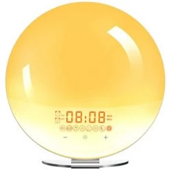 FUIENKO Réveil Lumineux, Réveil, Réveil, Radio FM, Aide Au Sommeil, Pour Chambre D'enfant, Prise US