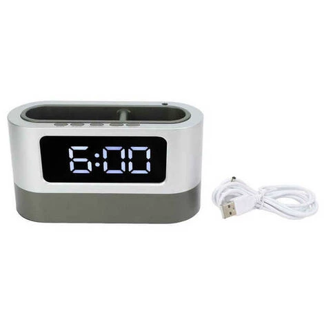 FUIENKO Réveil Numérique Avec Affichage De La Température, Pour La Chambre à Coucher,WHITE 1 FUIENKO Réveil Numérique Avec Affichage De La Température, Pour La Chambre à Coucher,WHITE