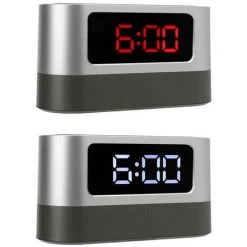 FUIENKO Réveil Numérique Avec Affichage De La Température, Pour La Chambre à Coucher,WHITE 7 FUIENKO Réveil Numérique Avec Affichage De La Température, Pour La Chambre à Coucher,WHITE -Lampe Soldes Boutique 68814938 3