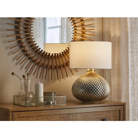 BELIANI Lampe De Table Dorée - Doré 2 BELIANI Lampe De Table Dorée - Doré – Image 2