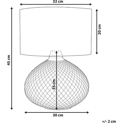 BELIANI Lampe De Table Dorée - Doré 3 BELIANI Lampe De Table Dorée - Doré – Image 3