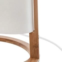 ATMOSPHERA Lampe En Bambou Scandi - Diam. 20 Cm - Diam. 20 X 26 - Blanc 5 ATMOSPHERA Lampe En Bambou Scandi - Diam. 20 Cm - Diam. 20 X 26 - Blanc -Lampe Soldes Boutique 9455987 3