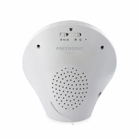 METRONIC Radio-réveil Avec Fonction Aube Et Ambiances Sonores Nature - Blanc - Blanc 5 METRONIC Radio-réveil Avec Fonction Aube Et Ambiances Sonores Nature - Blanc - Blanc – Image 5
